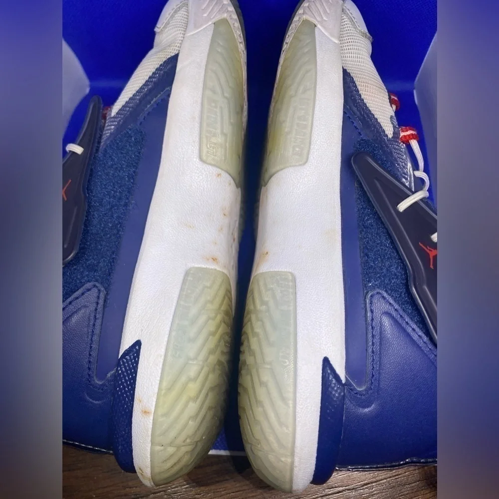 Nike Jordan Zion 1 GS 'USA' DC2024-401 Blue Void White Metallic Gold